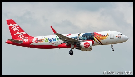 20200128 104400 6109551 AirAsia A320W 9M-AJD Sarawak-colours KUL Q2
