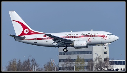 8072127 Tunisair B737-600 TS-IOP retro-colours AMS AMS 05042019 Q2