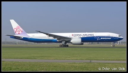 6103937 ChinaAirlines B777-300 B-18007 Boeing-colours AMS 08042019 Q2