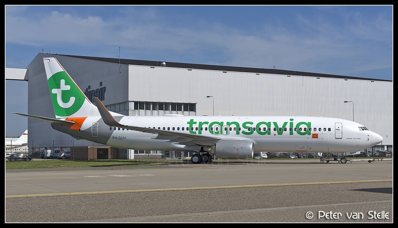 6103978 Transavia B737-800W PH-GUV GOL-hybrid-colours AMS 18042019 Q2