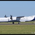 8065755 FlyBE DHC8-400Q G-ECOK basic-BrusselsAirlines-tail-colours AMS 02072018 Q1