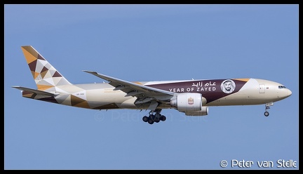 8066012 EtihadCargo B777-200F A6-DDE Year-Of-Zayed-colours AMS 20072018