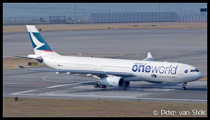 8062295 CathayPacific A330-300 B-HLU OneWorld-colours HKG 25012018
