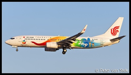 8069528 AirChina B737-800W  B-5497 Expo2019-Beijing-colours  PEK 22112018 Q2