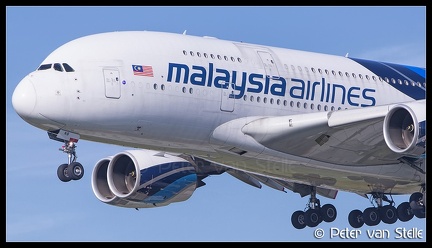 8050036 Malaysia A380-800 9M-MNB nose LHR 09042017
