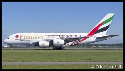 6102542 Emirates A380-800 A6-EUA Arsenal-colours AMS 08052017