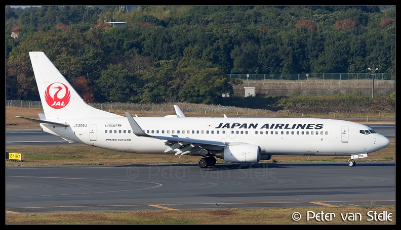 8047957 JapanAirlines B737-800W JA308J  NRT 17112016