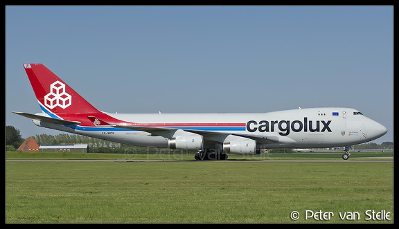 6101173 Cargolux B747-400F LX-WCV new-colours AMS 08052016