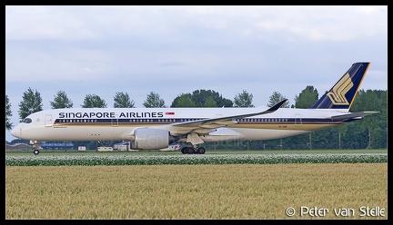 8043333 SingaporeAirlines A350-900 9V-SMB  AMS 15072016