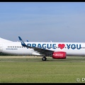 8043410 TravelService B737-800W OK-TVX PragueLovesYou-colours AMS 15072016