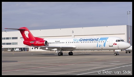 6102145 SkyGreenland Fokker100 PH-MJP  AMS 21092016