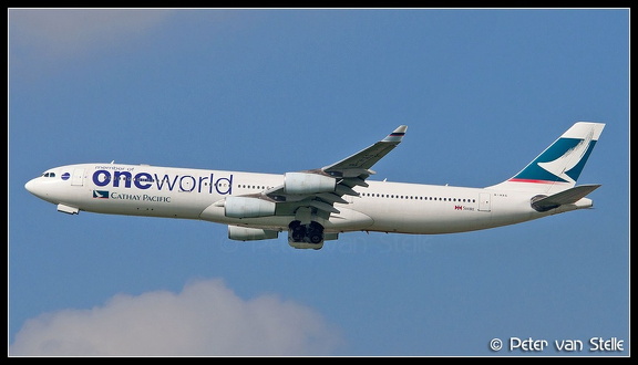 3021665 CathayPacific A340-300 B-HXG-OneWorld AMS 08092012