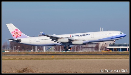 8001000 ChinaAirlines A340-300 B-18803 AMS 27032013