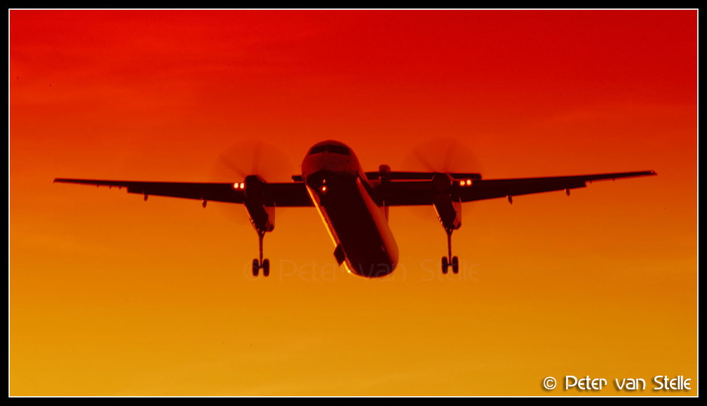8009320 FlyBE DHC8 G-ECOT artistic-sunset AMS 02122013