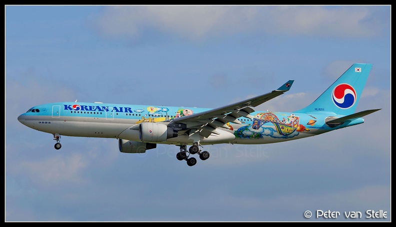 8016035 KoreanAir A330-200 HL8211 special Olympic-colours AMS 30052014