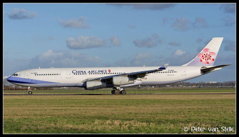 8025334 ChinaAirlines A330-300 B-18801  AMS 04012015