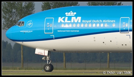 8031190 KLM B777-300 PH-BVO new-colours-nose AMS 17062015