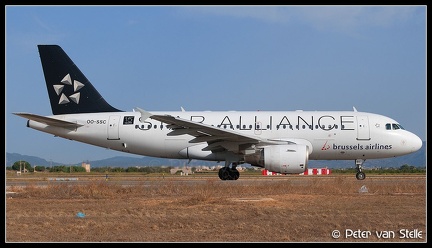 3020870 BrusselsAirlines A319 OO-SSC StarAlliance PMI 19082012
