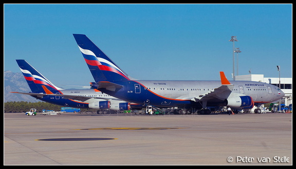 8006839    overview-Aeroflot-IL96s AYT 07092013