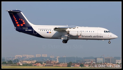 8003976 BrusselsAirlines BAe146-RJ100 OO-DWD  BRU 07072013