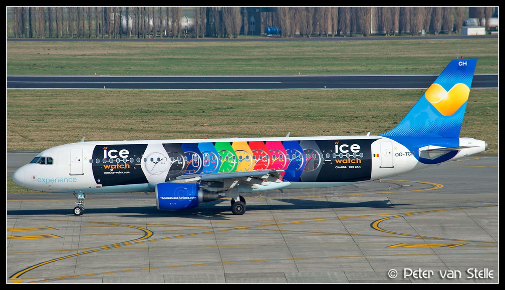 8011853 ThomasCook A320 OO-TCH Ice-colours-new-tail-logo BRU 08032014