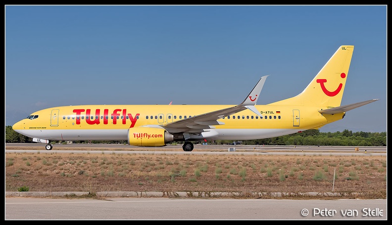 8022899 TUIfly B737-800SSW D-ATUL yellow-colours AYT 05092014
