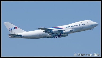 3004033 Jett8AirlinesCargo B747-200F 9V-JEB  AMS 18042009