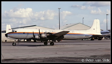 19930122 AMSA DC7B HI-621CT  MIA 28011993 (2)
