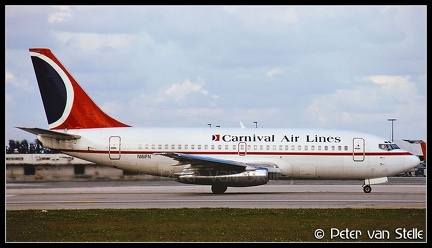 19930319 CarnivalAirLines B737-200 N161FN  MIA 30011993