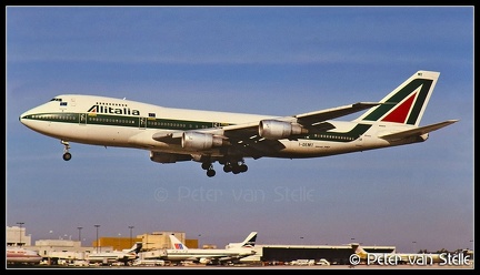 19930525 Alitalia B747-200 I-DEMT  MIA 01021993 (8008178)