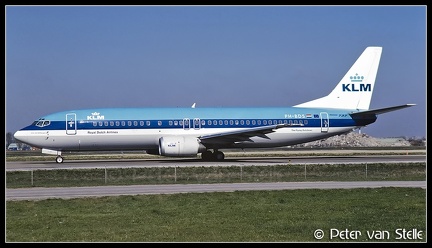 19910312 KLM B737-406 PH-BDS  EHAM 25031991