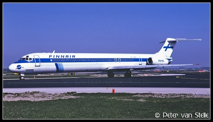 19910317 Finnair MD80-MD82 OH-LMN  EHAM 25031991
