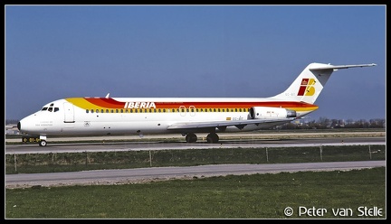 19910315 Iberia DC9-32 EC-BIT  EHAM 25031991