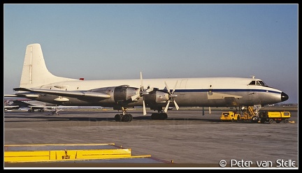19770410 TransmeridianAirCargo CL44 TR-LWF  EHBK 04121977