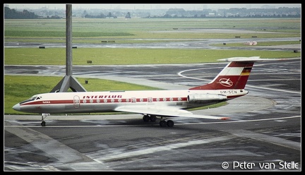 19780710 Interflug TU134-A DM-SCN  EHAM 06081978