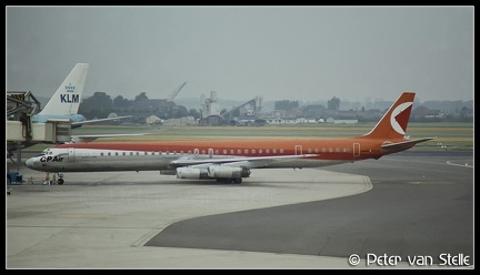 19780706 CPAir DC8-63CF CF-CPL  EHAM 06081978