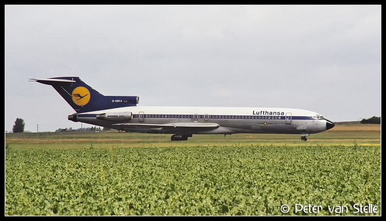 19790812 Lufthansa B727-230C D-ABKA  AMS 03081979