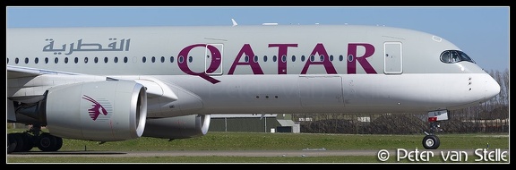20200323 193057 6110813 Qatar A350-900 A7-ALS nose AMS Q1