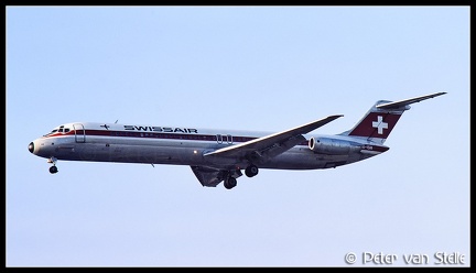 19801201 Swissair DC9-51 HB-ISM  LHR 24071980