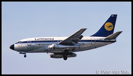 19801131 Lufthansa B737-230 D-ABEQ  LHR 23071980