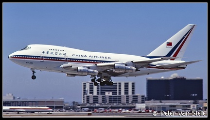 19891836 ChinaAirlines B747SP N4522V  LAX 27061989