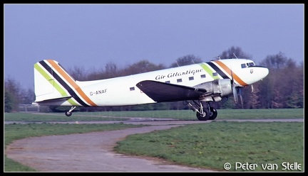 19820215 AirAtlantique DC3 G-ANAF  MST 15041982