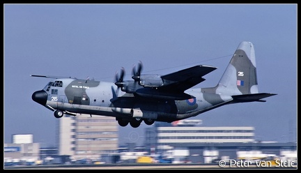 19900230 RAF C130 XV215  AMS 18031990