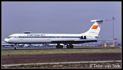 19890531 Aeroflot IL62M CCCP-86506  AMS 09041989