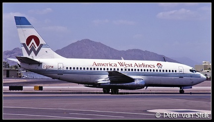 19970737 AmericaWestAirlines B737-200 C-GCPW  PHX 13061997