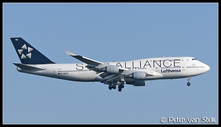 2004484 Lufthansa B747-400 D-ABTH StarAlliance-colours FRA 31082008