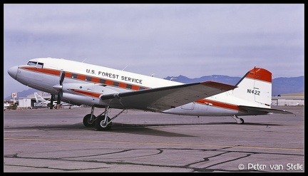 20000714 USForestService DC3T N142Z  TUS 08022000