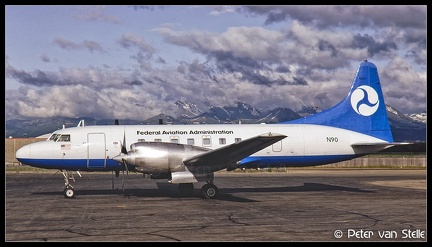 19921525 FAA CV580 N90  ANC 16061992