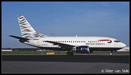 19981323 BritishAirways B737-500 G-MSKC  AMS 06081998