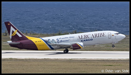 20220319 113858 6118331 AerCaribe B737-400F HK-5139 special-colours CUR Q2